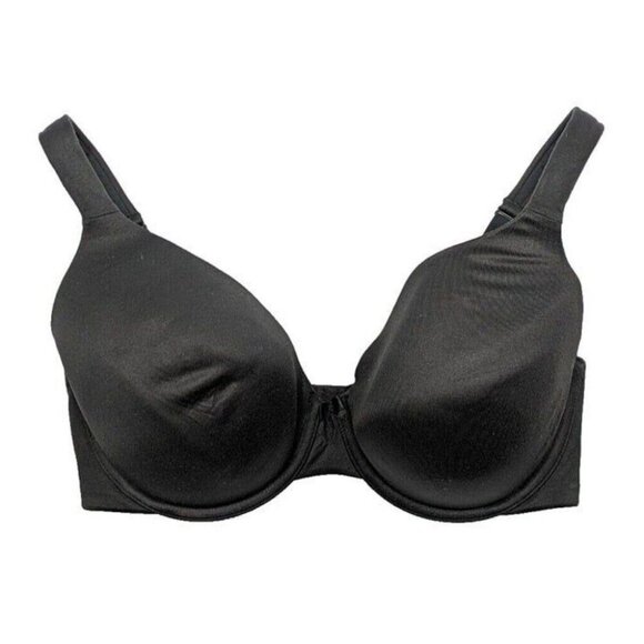 Lane Bryant Cacique Bra Intuition Full Coverage Lined Black Size 38C - Picture 4 of 6